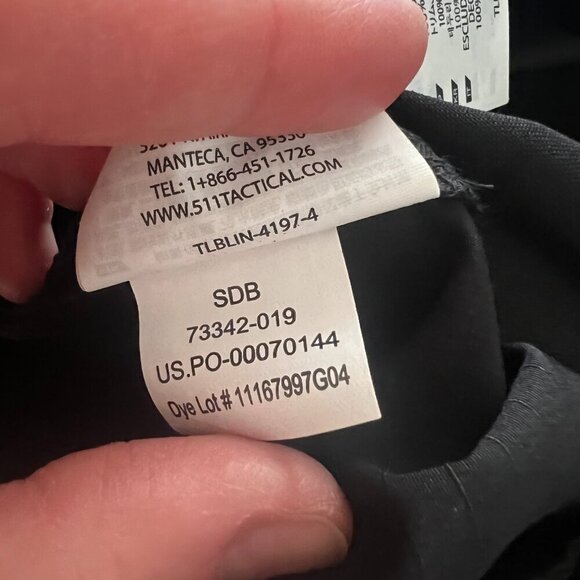 5.11 Tactical Fast-Tac Urban 11" Shorts Black Men's Size 44 - Picture 9 of 9